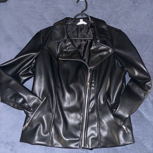 Women's Black Leather Jacket